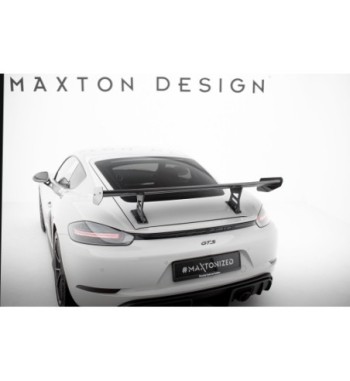 Carbon spoiler with internal mounts V.1 for Porsche 718 Cayman 982c