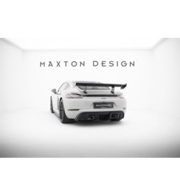 Carbon spoiler with internal mounts V.1 for Porsche 718 Cayman 982c