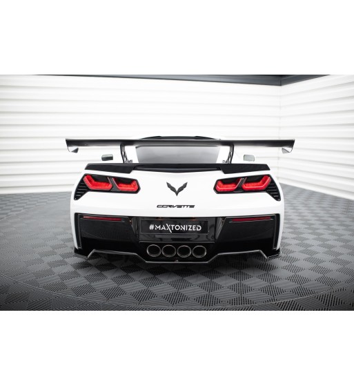Carbon spoiler with internal mounts for Chevrolet Corvette Stingray / Grand Sport C7