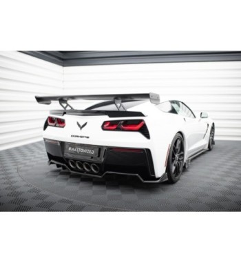 Carbon spoiler with internal mounts for Chevrolet Corvette Stingray / Grand Sport C7