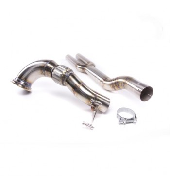 Audi RS3 8P / TT RS 8J 2.5 TFSI downpipe with and without heat insulation