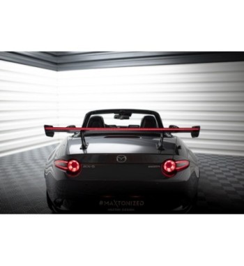 Carbon spoiler with internal mounts + LED for Mazda MX-5 ND (Mk4)