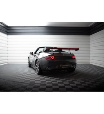Carbon spoiler with upper swan-neck mounts + LED for Mazda MX-5 ND (Mk4)