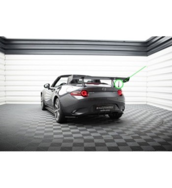 Carbon spoiler with upper swan-neck mounts for Mazda MX-5 ND (Mk4)