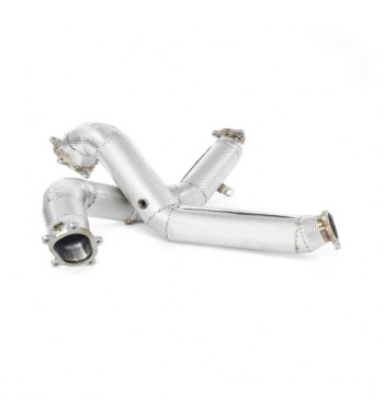 Audi 4.0 TFSI Downpipe with or without heat insulation