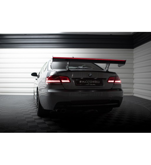 Carbon-Spoiler mit internen Haltern + LED passend für BMW 3 / M3 Coupe E92