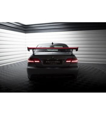 Carbon-Spoiler mit externen Haltern + LED passend für BMW 3 / M3 Coupe E92