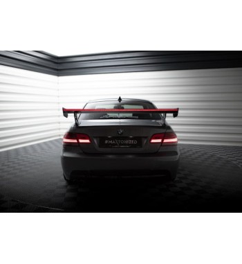 Carbon-Spoiler mit externen Haltern + LED passend für BMW 3 / M3 Coupe E92