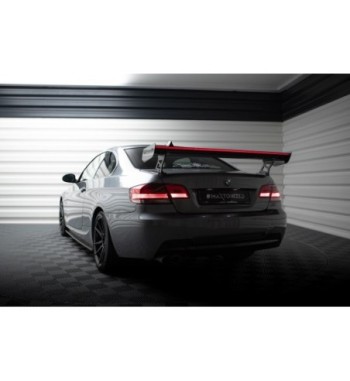 Carbon-Spoiler mit externen Haltern + LED passend für BMW 3 / M3 Coupe E92