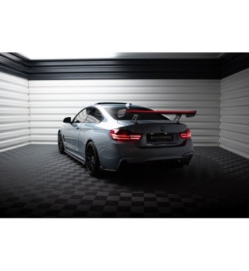 Carbon-Spoiler mit internen Haltern + LED passend für BMW 4 F32 / 4 F32 M-Pack Coupe