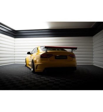 Carbon-Spoiler mit externen Haltern + LED passend für Audi A5 Coupe 8T