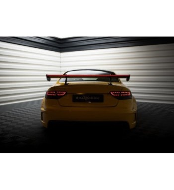 Carbon spoiler with upper swan-neck mounts + LED for Audi A5 Coupe 8T