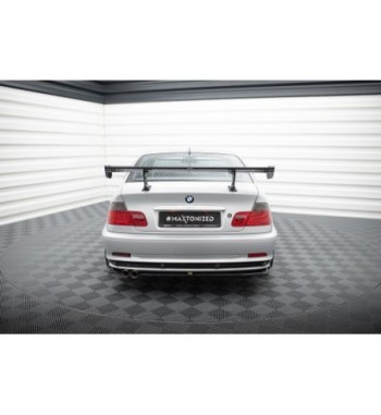 Carbon spoiler with internal mounts for BMW 3 Coupe E46