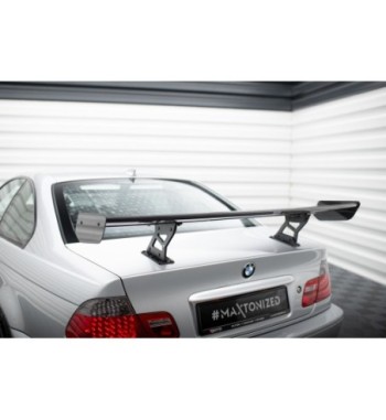 Carbon spoiler with internal mounts for BMW 3 Coupe E46