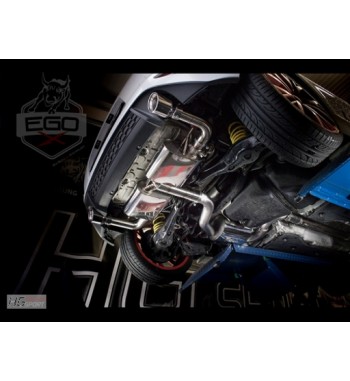 Impianto Bull-X Ego-X 3" (76mm) da cat per VW Golf 7 GTI