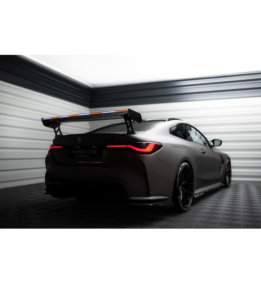 Carbon-Spoiler mit externen Haltern + LED passend für BMW M4 G82 / G82 Facelift / M440i / 4 M-Pack G22 / G22 Facelift