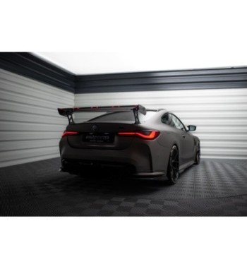 Carbon-Spoiler mit externen Haltern + LED passend für BMW M4 G82 / G82 Facelift / M440i / 4 M-Pack G22 / G22 Facelift