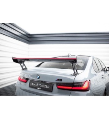 Carbon-Spoiler mit externen Haltern + LED passend für BMW M3 G80 / M340i G20 / 3 M-Pack G20 / 3 Standard G20