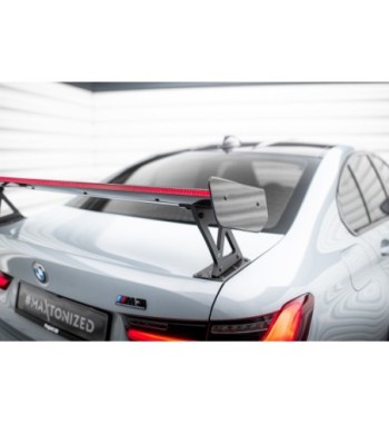 Carbon-Spoiler mit externen Haltern + LED passend für BMW M3 G80 / M340i G20 / 3 M-Pack G20 / 3 Standard G20