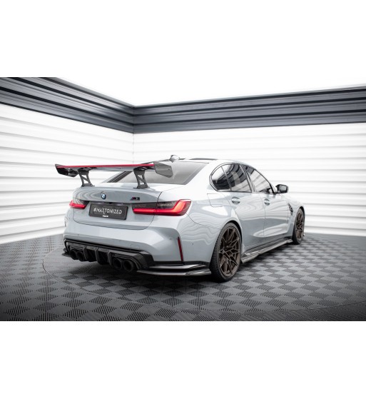 Carbon-Spoiler mit internen Haltern + LED passend für BMW M3 G80 / M340i G20 / 3 M-Pack G20 / 3 Standard G20