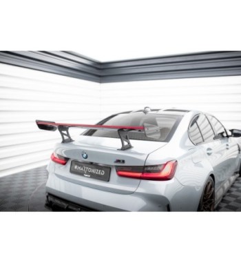Carbon-Spoiler mit internen Haltern + LED passend für BMW M3 G80 / M340i G20 / 3 M-Pack G20 / 3 Standard G20