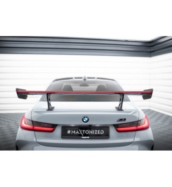 Carbon-Spoiler mit internen Haltern + LED passend für BMW M3 G80 / M340i G20 / 3 M-Pack G20 / 3 Standard G20