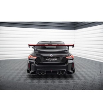 Carbon-Spoiler mit externen Haltern +LED light passend für BMW M2 G87 / M240i / 2 M-Pack / 2 Standard G42