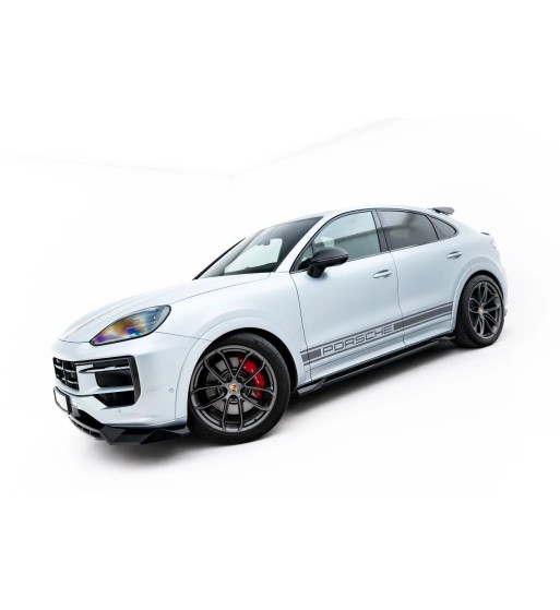 Diffusor Satz passend für Porsche Cayenne GTS / Turbo Sport Pack / Turbo E-Hybrid GT Pack Coupe Mk3 Facelift