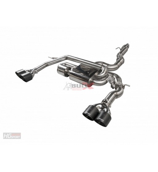 EGO-X 89-mm-Abgasanlage – Audi S3 8V quattro 300/310 PS