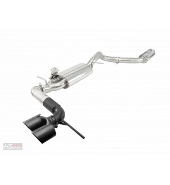 EGO-X exhaust system 2,75" Seat Ibiza 6P Cupra 1.8 TSI 192PS