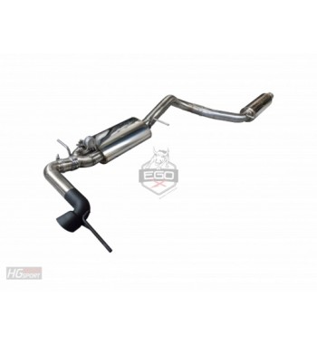 EGO-X exhaust system 2,75" Seat Ibiza 6P Cupra 1.8 TSI 192PS