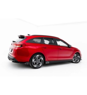 Side skirt diffusers V.3 + Flaps for Hyundai I30 N / N-Line Wagon Mk3 Facelift