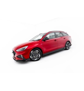 Side skirt diffusers V.3 + Flaps for Hyundai I30 N / N-Line Wagon Mk3 Facelift