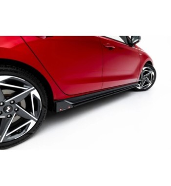 Side skirt diffusers V.3 + Flaps for Hyundai I30 N / N-Line Wagon Mk3 Facelift