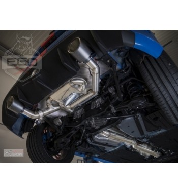 EGO-X 76-mm-Abgasanlage – Ford Focus Mk3 RS 350 PS