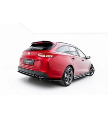 Splitter laterali posteriori V.1 per Hyundai I30 N-Line Wagon Mk3 Facelift