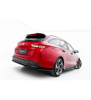 Splitter laterali posteriori V.1 per Hyundai I30 N-Line Wagon Mk3 Facelift