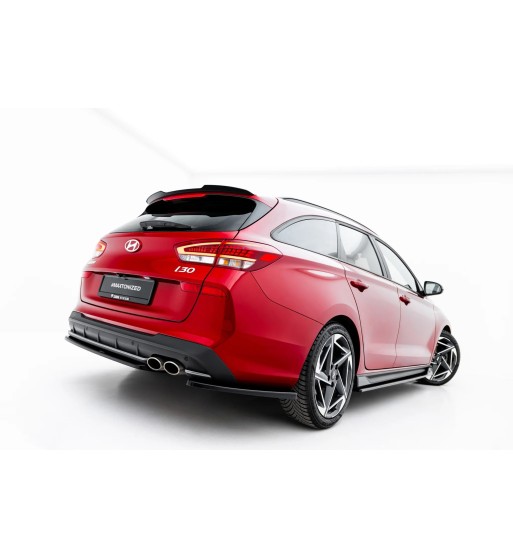 Splitter laterali posteriori V.1 per Hyundai I30 N-Line Wagon Mk3 Facelift
