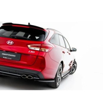 Splitter laterali posteriori V.1 per Hyundai I30 N-Line Wagon Mk3 Facelift