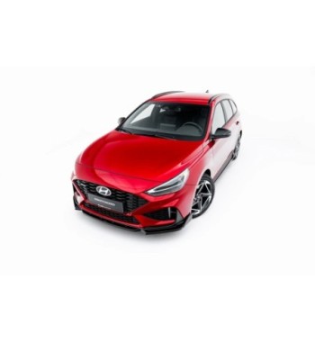 Front splitter V.1 + Flaps for Hyundai I30 N-Line Wagon Mk3 Facelift