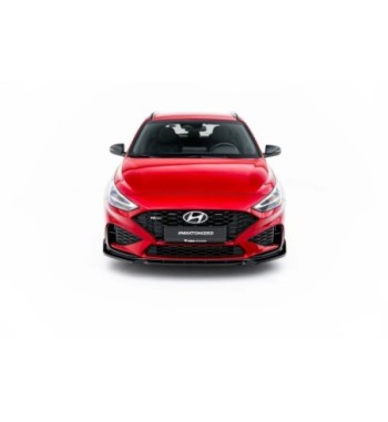 Front splitter V.1 + Flaps for Hyundai I30 N-Line Wagon Mk3 Facelift