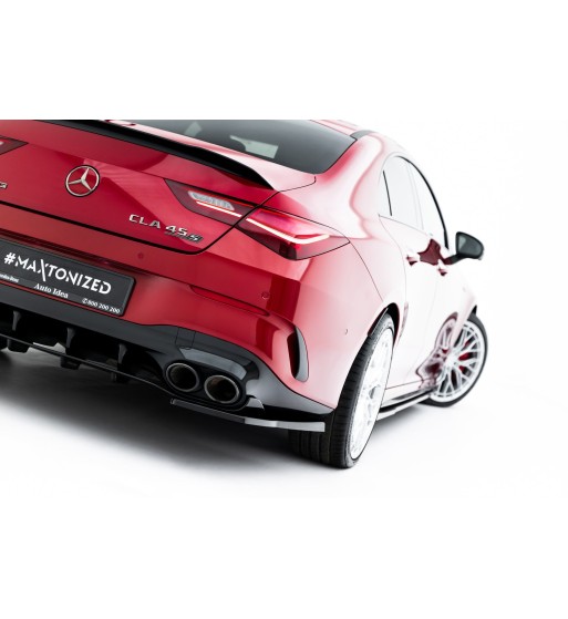 Splitter laterali posteriori per Mercedes-AMG CLA 45 Aero C118 Facelift