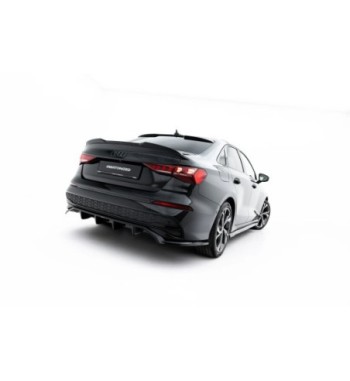 Diffusore posteriore con alette verticali per Audi A3 Sedan 8Y Facelift
