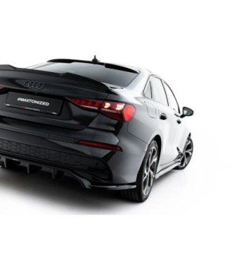 Diffusore posteriore con alette verticali per Audi A3 Sedan 8Y Facelift