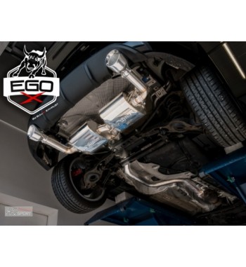 EGO-X/ Bull-X Valved Exhaust System 3" Ford Focus RS/ST Mk.2