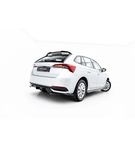 Diffusore posteriore con alette verticali per Skoda Scala Mk1 Facelift