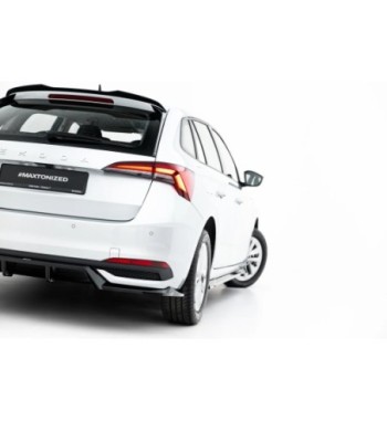Diffusore posteriore con alette verticali per Skoda Scala Mk1 Facelift