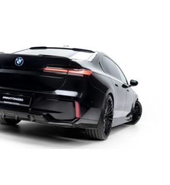 Carbonio preimpregnato Splitter posteriore (con alette verticali) per BMW 7 M-Pack / i7 M-Pack G70