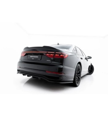 Diffusore posteriore con alette verticali per Audi A8 S-Line Long D5 Facelift