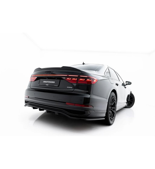 Diffusore posteriore con alette verticali per Audi A8 S-Line Long D5 Facelift